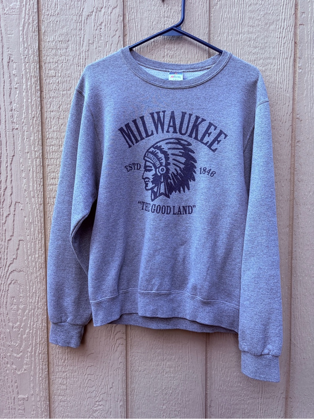 Milwaukee Graphic Crewneck Sweatshirt - Gray